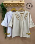 شومیز گلدوزی مانا کد 731 - تصویر 3