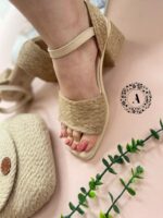 صندل کنفی پاشنه دار کد 781 - تصویر 3