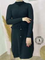 پیراهن بافت چین دار بندی کد 821 - تصویر 3