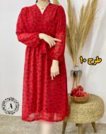 پیراهن حریر یلدا کد 923 - تصویر 10