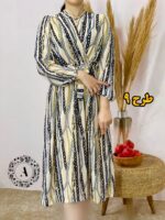 پیراهن حریر یلدا کد 923 - تصویر 9