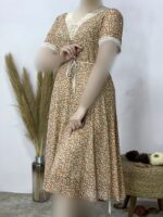 پیراهن حریر ترنج وارداتی کد 961 - تصویر 4