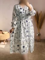 پیراهن سوزن دوزی پریچهر کد 962 - تصویر 7