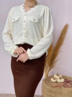 شومیز پرنسس وارداتی کد 968 - تصویر 4