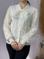 شومیز جلو کراواتی وارداتی کد 987 - تصویر 7