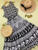 پیراهن حلقه ای هندی کد 1056 - تصویر 6