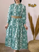 پیراهن دلبر شکوفه کد 1043 - تصویر 9