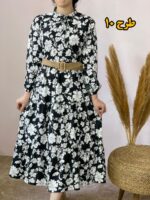پیراهن دلبر شکوفه کد 1043 - تصویر 10