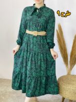 پیراهن دلبر شکوفه کد 1043 - تصویر 8