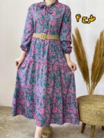 پیراهن دلبر شکوفه کد 1043 - تصویر 4