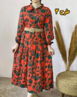 پیراهن دلبر شکوفه کد 1043 - تصویر 3