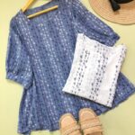 شومیز نخی گلدوزی اسپرینگ کد 1055