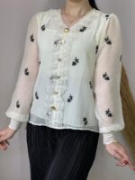 شومیز بیوتی وارداتی کد 1067 - تصویر 3