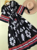 پیراهن طرح ترک لارا کد 1148 - تصویر 3