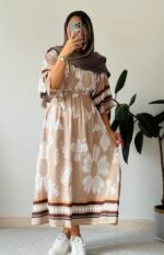 پیراهن طرح ترک لارا کد 1148 - تصویر 10