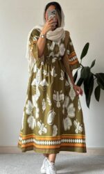 پیراهن طرح ترک لارا کد 1148 - تصویر 9