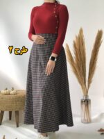 دامن کشمیر فلورانس کد 1176 - تصویر 2