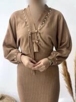 ست پیراهن و رویه مرلین کد 1184 - تصویر 2