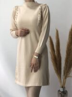 پیراهن بافت مروارید وارداتی کد 1187 - تصویر 13