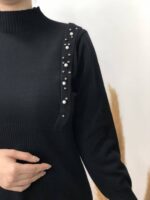 پیراهن بافت مروارید وارداتی کد 1187 - تصویر 12