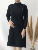 پیراهن بافت مروارید وارداتی کد 1187 - تصویر 10