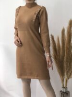پیراهن بافت مروارید وارداتی کد 1187 - تصویر 11
