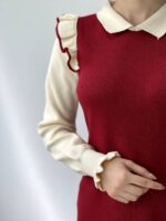 پیراهن بافت مادمازل وارداتی کد 1201 - تصویر 4