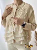 ژاکت بافت آندره وارداتی کد 1202