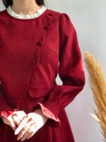 پیراهن دوتیکه مخمل بیتا۱۲۱۶ - تصویر 3
