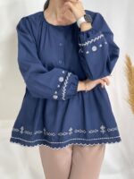 شومیز گلدوزی تبسم کد۱۲۱۹