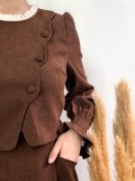 پیراهن دوتیکه مخمل بیتا۱۲۱۶ - تصویر 6
