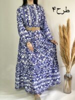 پیراهن صنم کد۱۲۳۰ - تصویر 5