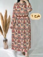پیراهن پلیسه آوینا کد۱۲۳۲ - تصویر 2