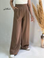 شلوار لینن کژال کد۱۲۴۷ - تصویر 3