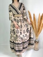 پیراهن ابریشم کد۱۲۶۴ - تصویر 4
