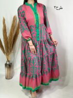 پیراهن شکوفه کد۱۲۵۴ - تصویر 4