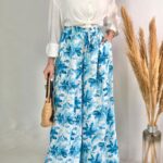 شلوارطرح دار یاسمن کد۱۲۶۰