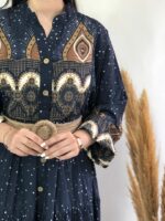 پیراهن رعنا کد۱۲۷۱ - تصویر 7