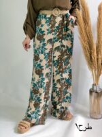 شلوارطرح دارنسترن کد۱۲۶۶ - تصویر 2