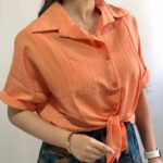 شومیز گره ای لیلیوم کد۱۲۹۲