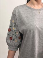 تیشرت گلدوزی بابونه کد۱۲۹۸ - تصویر 10