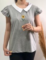 تیشرت گلدوزی آفتاب گردون کد ۱۲۹۹ - تصویر 9