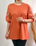 تیشرت گلدوزی بابونه کد۱۲۹۸