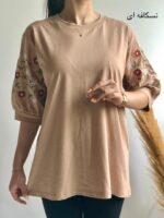 تیشرت گلدوزی بابونه کد۱۲۹۸ - تصویر 6