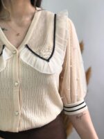 بلوزبافت کریستالی پارمیس کد۱۳۰۳ - تصویر 6