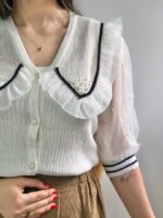 بلوزبافت کریستالی پارمیس کد۱۳۰۳ - تصویر 4