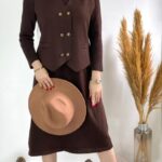 ⁨ پیراهن بافت و ژیله آبان کد۱۳۰۲