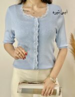 بلوز بافت هیوا کد۱۳۱۴ - تصویر 8