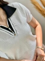 بلوز بافت وا.رداتی ساحل کد۱۳۳۰ - تصویر 10