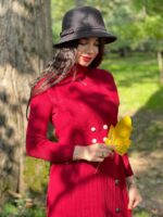 ⁨	پیراهن بافت و ژیله الیزه کد۱۳۲۲ - تصویر 9
